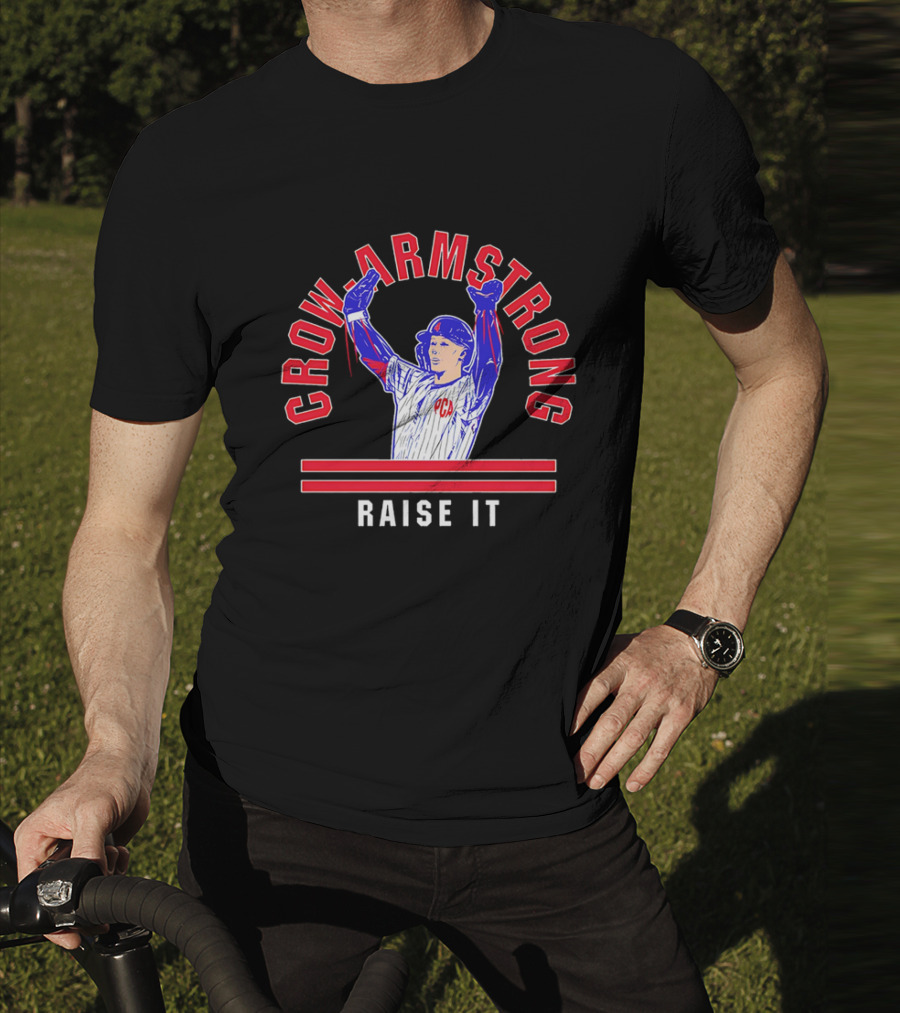 Crow-Armstrong PCA Raise It Baseball Victory Icon T-Shirt