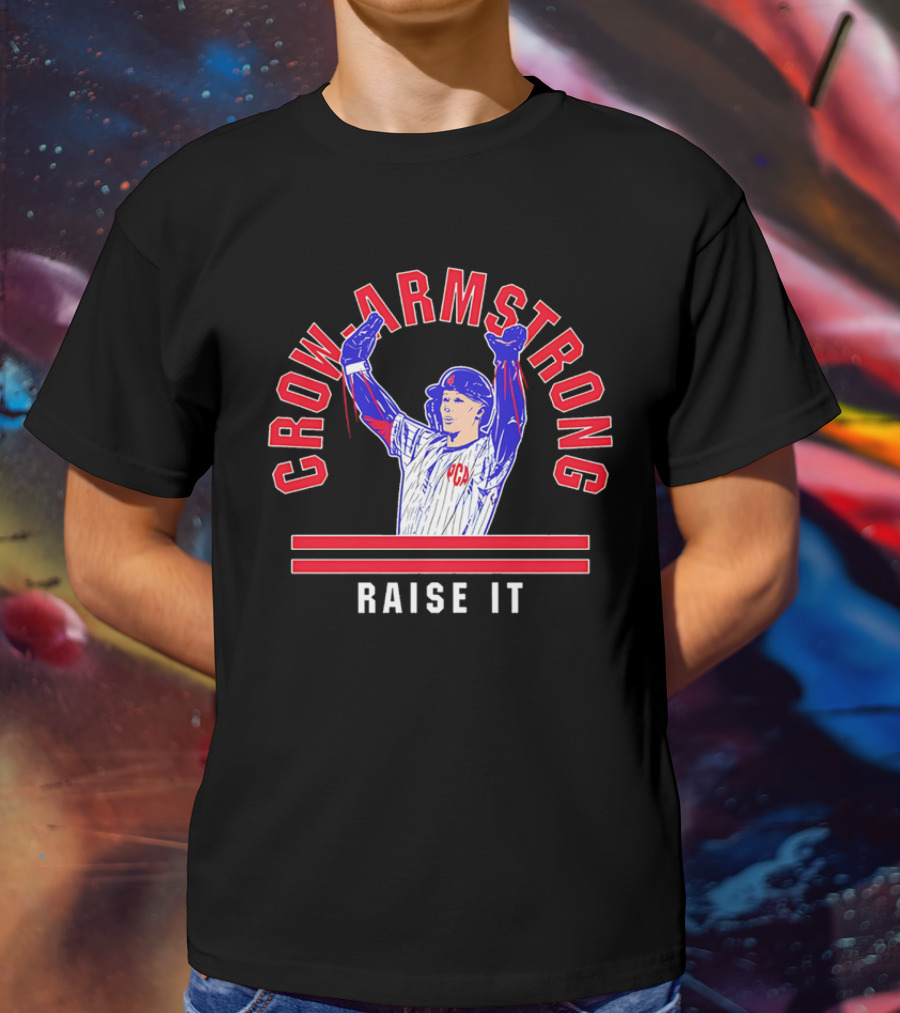 Crow-Armstrong PCA Raise It Baseball Victory Icon T-Shirt