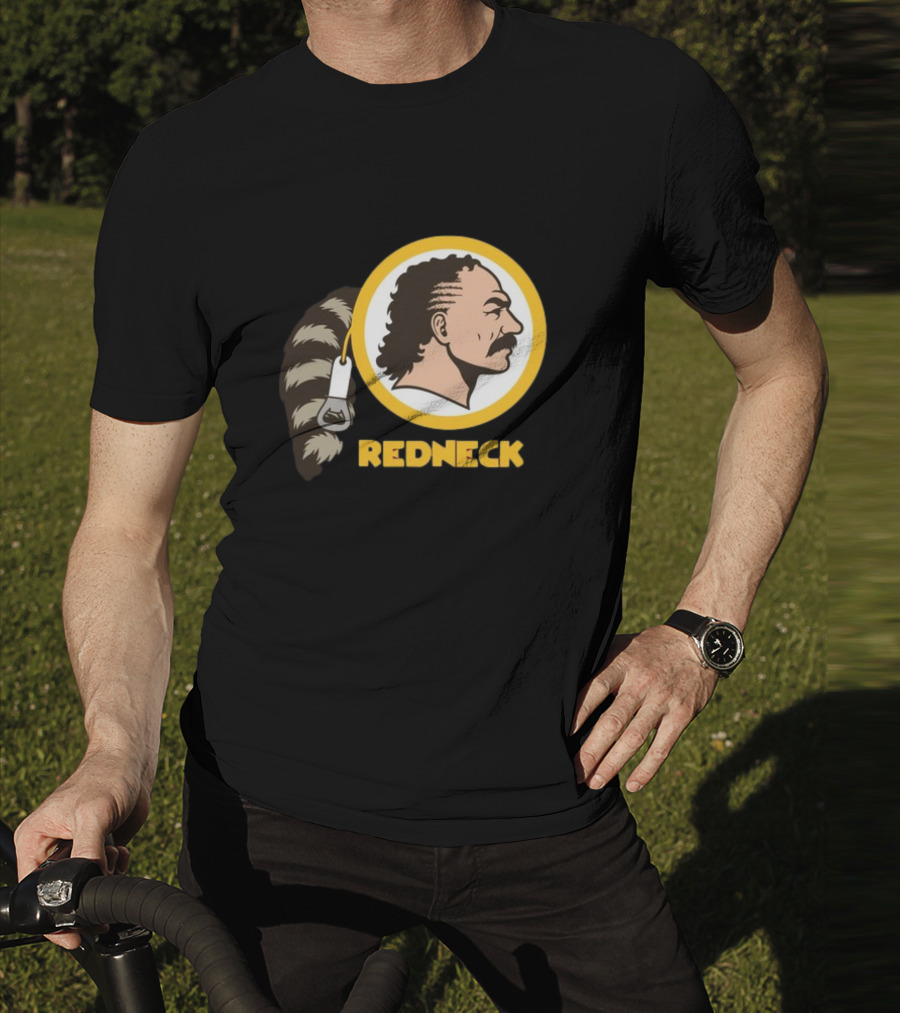 Redneck Team Washington Redskins Raccoon Tail Logo T-Shirt