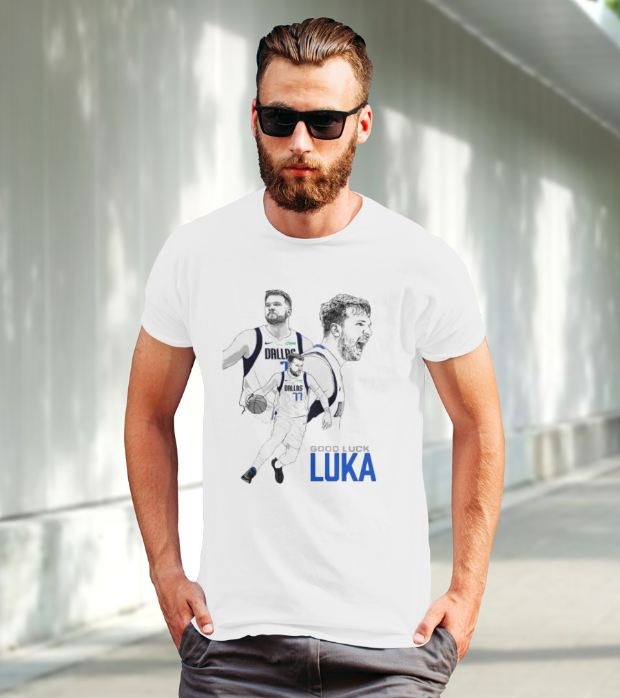 Good Luck Luka Dallas Mavericks Number 77 T-Shirt