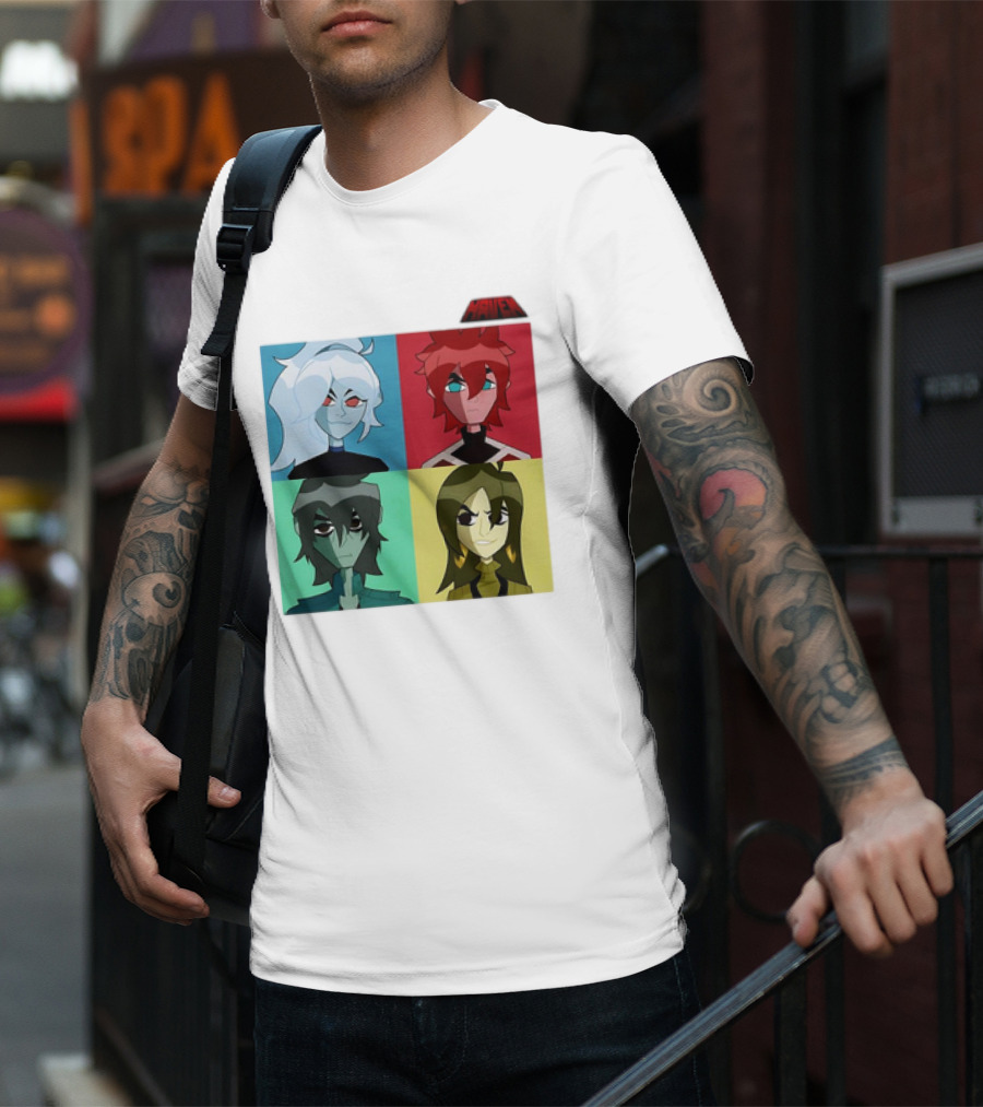 HAVEN Character Cast Art Style With Four Characters T-Shirt