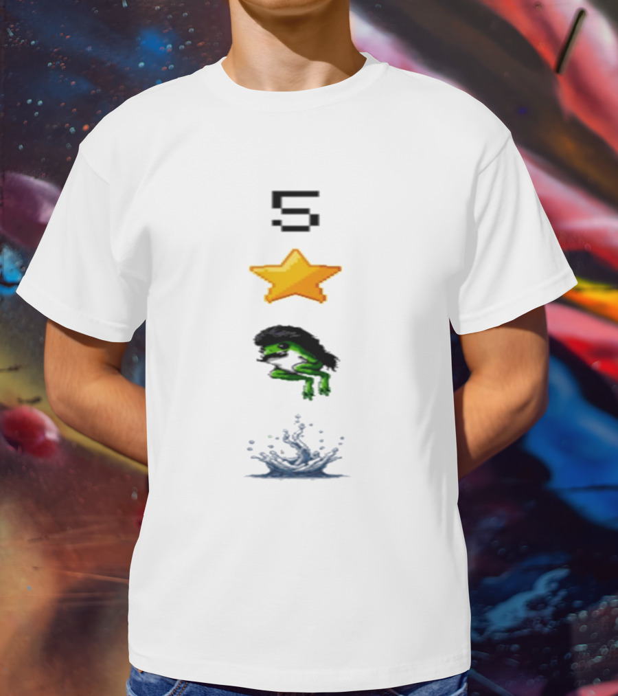 Heart And Sole Customs 5 Star Frog Jump Splash T-Shirt