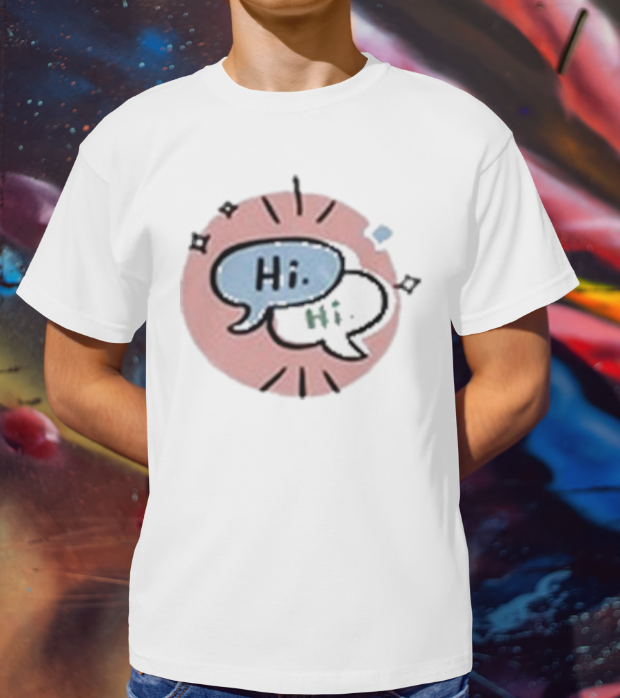 Heartstopper Hi Hi Love Story Conversation Bubbles T-Shirt