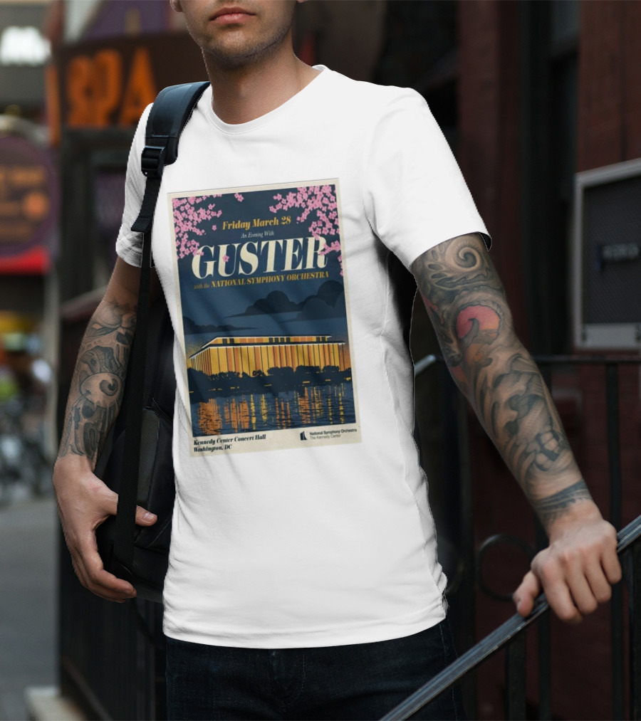 Friday March 28 An Evening With Guster National Symphony Orchestra Kennedy Center Washington DC T-Shirt