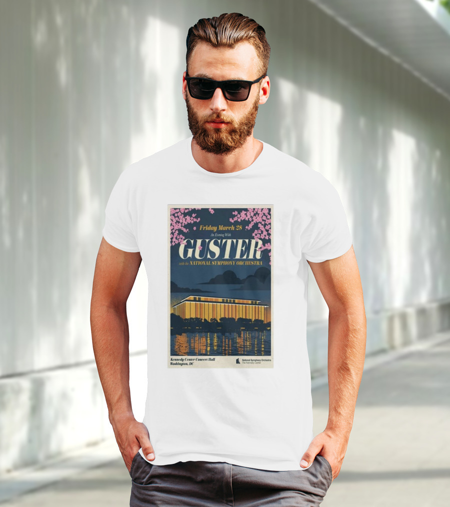 Friday March 28 An Evening With Guster National Symphony Orchestra Kennedy Center Washington DC T-Shirt