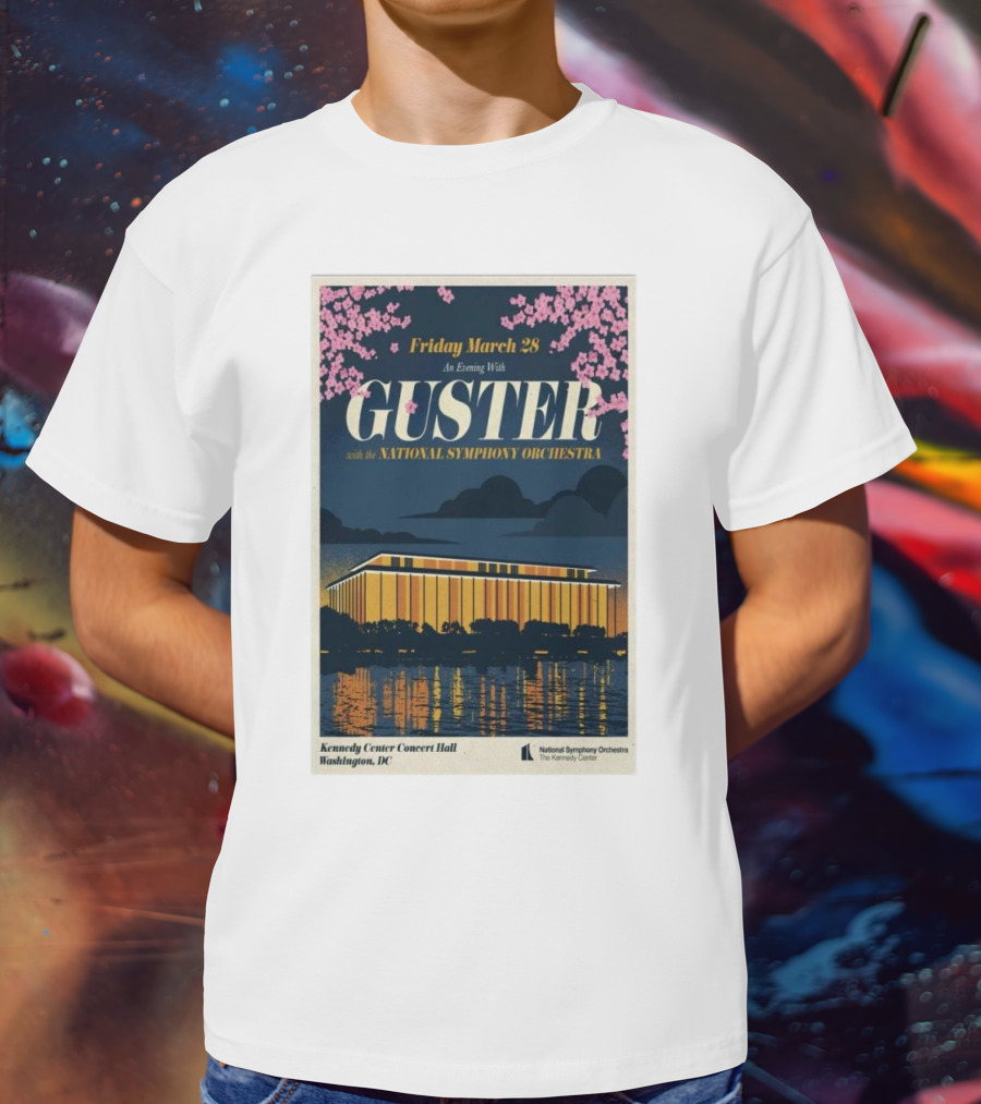 Friday March 28 An Evening With Guster National Symphony Orchestra Kennedy Center Washington DC T-Shirt