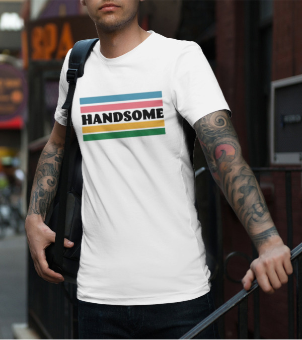 Handsome Podcast Handsome Ringer Funny Mom Rockbottuns Baseball Comedy Special T-Shirt