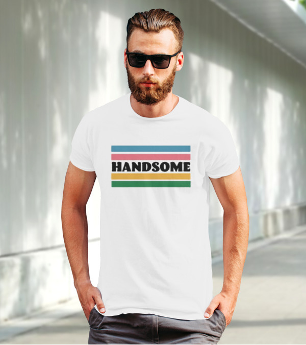 Handsome Podcast Handsome Ringer Funny Mom Rockbottuns Baseball Comedy Special T-Shirt