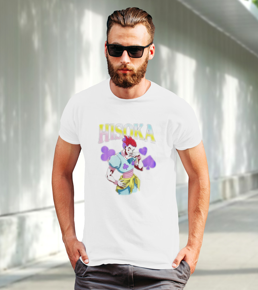 Hisoka Colorful Playing Cards Hunter X Hunter T-Shirt