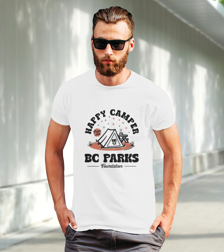 Happy Camper Fresh Air BC Parks T-Shirt
