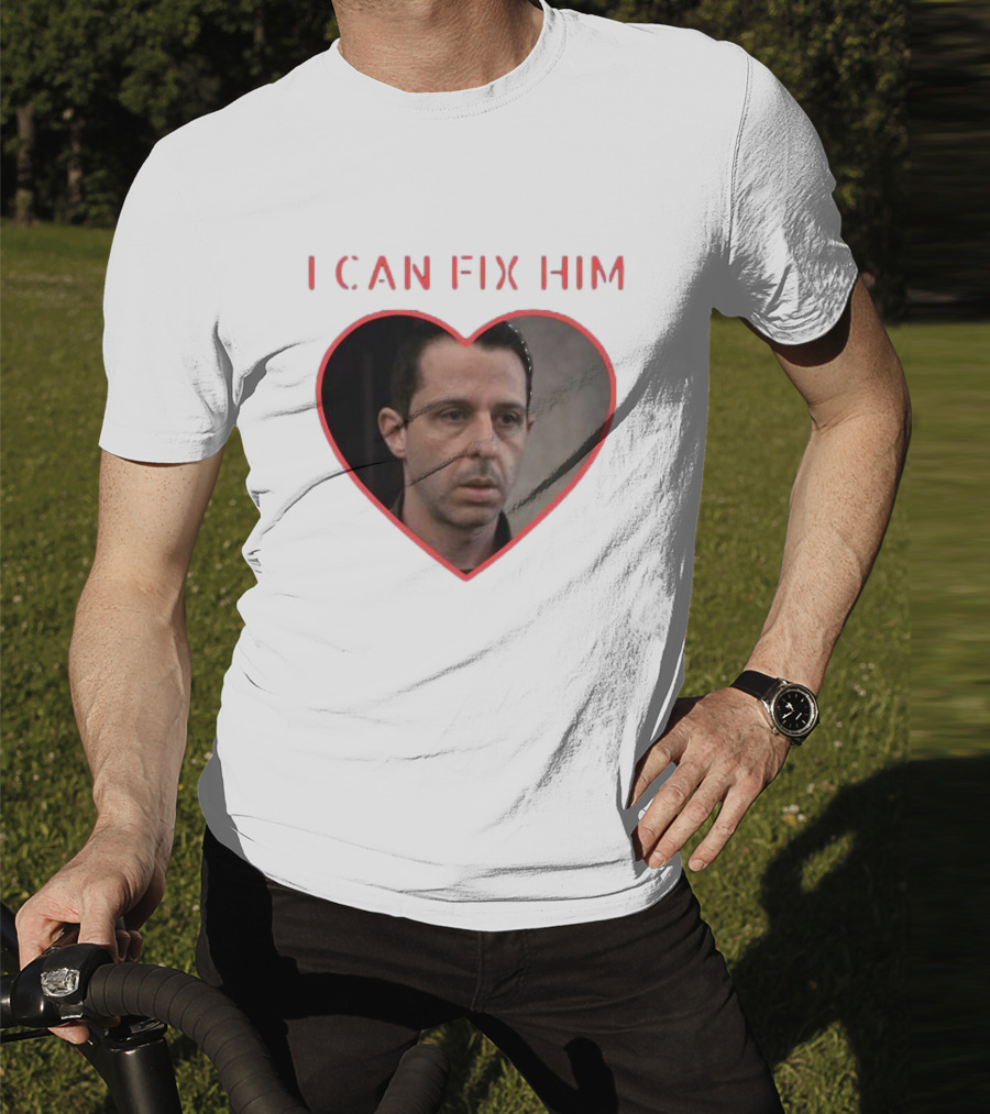 I Can Fix Him Kendall Roy Heart Outline Fan Merch T-Shirt