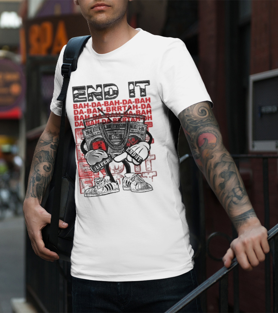 End It Holymountainprinting Baltimore Hardcore HB Lifer Ba Ba Ba Ba Ba Ba Ba Ba T-Shirt