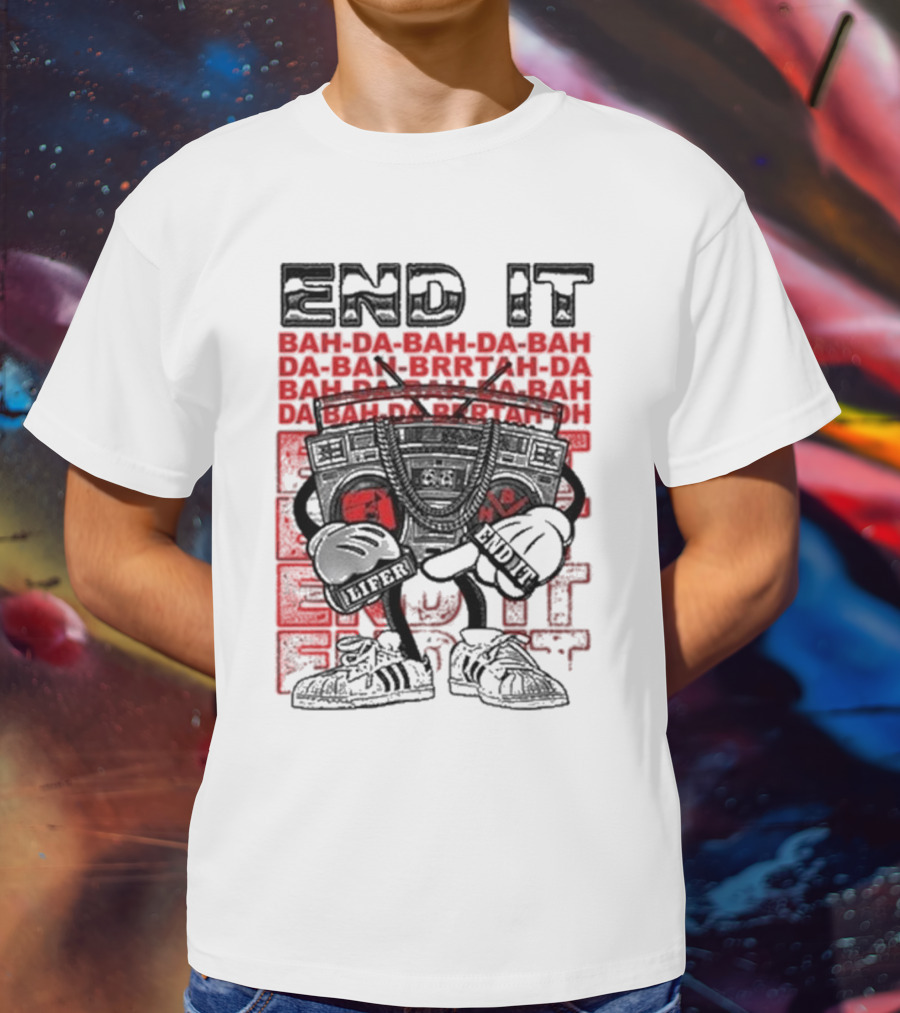 End It Holymountainprinting Baltimore Hardcore HB Lifer Ba Ba Ba Ba Ba Ba Ba Ba T-Shirt