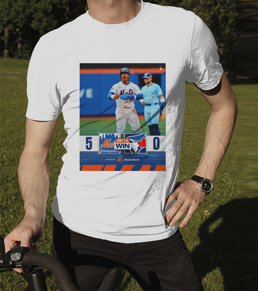 New York Mets Win 5-0 Toronto Blue Jays April 4 2025 T-Shirt