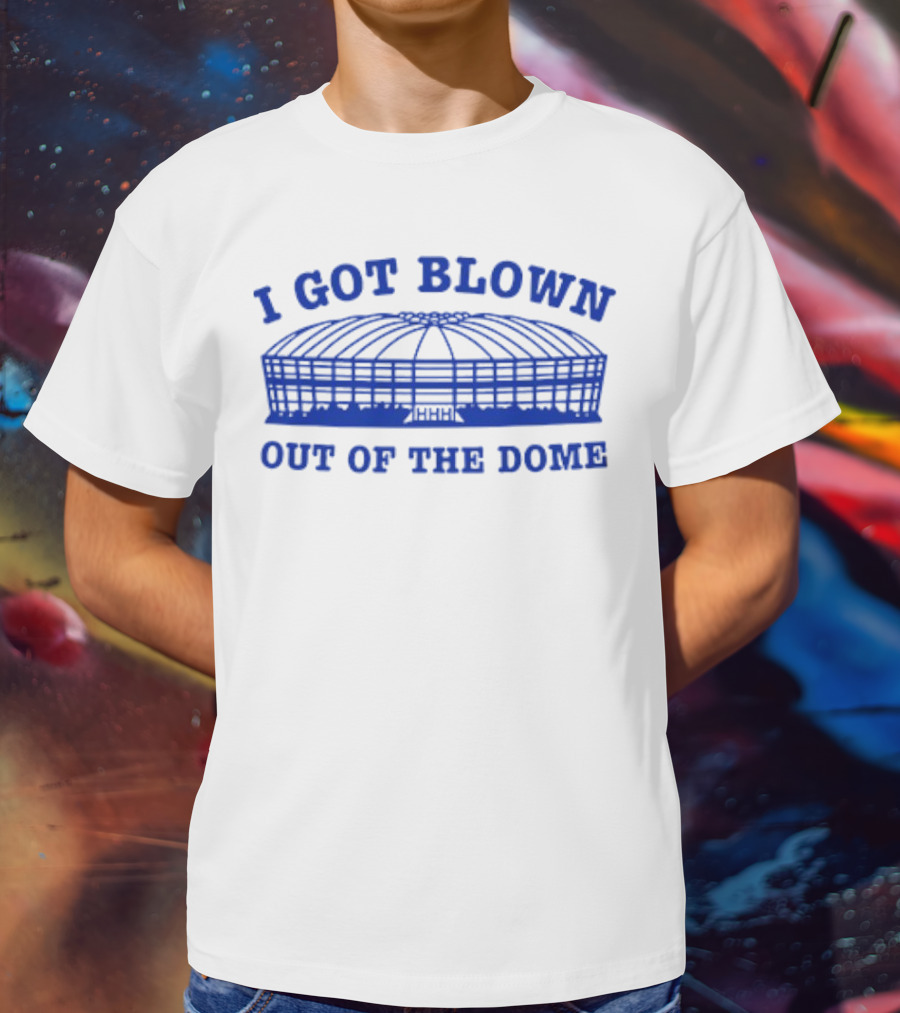 I Got Blown Out Of The Dome Stadium Illustration T-Shirt