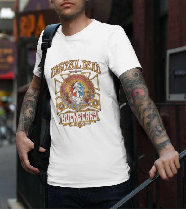 Grateful Dead Huckberry Steal Your Face Iconic Collaboration T-Shirt