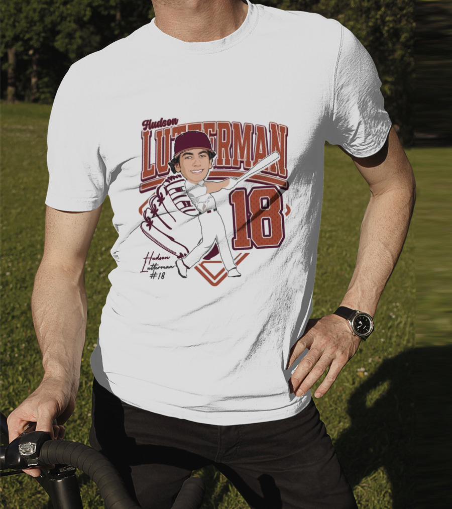 Hudson Lutterman 18 Baseball Player 2025 T-Shirt