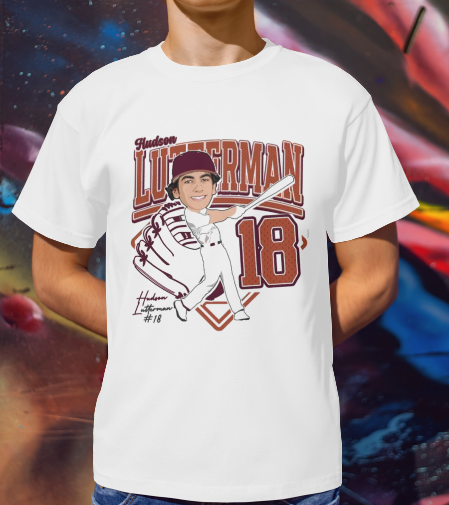 Hudson Lutterman 18 Baseball Player 2025 T-Shirt
