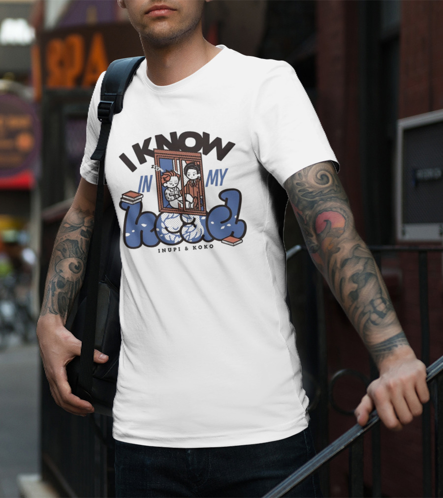 I Know In My Head Inupi And Koko Retro Comic Style T-Shirt