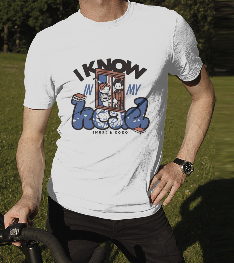 I Know In My Head Inupi And Koko Retro Comic Style T-Shirt