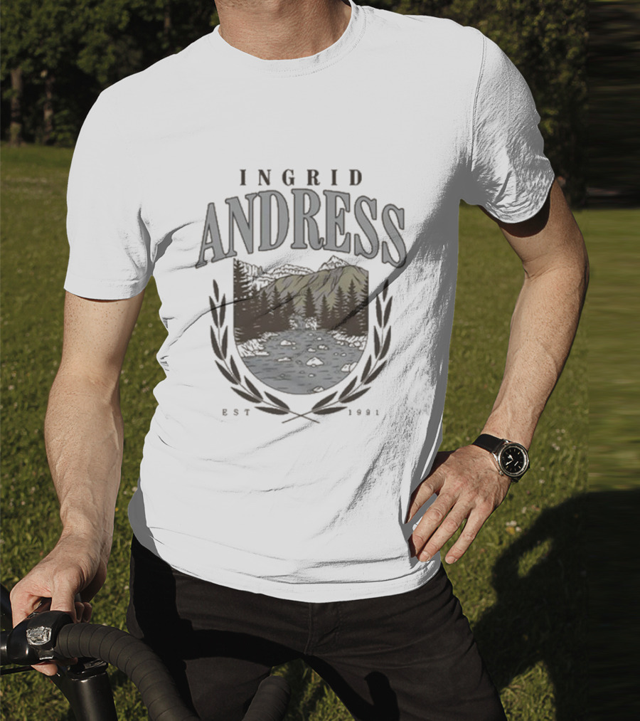 Ingrid Andress Colorado Mountains Est 1991 T-Shirt