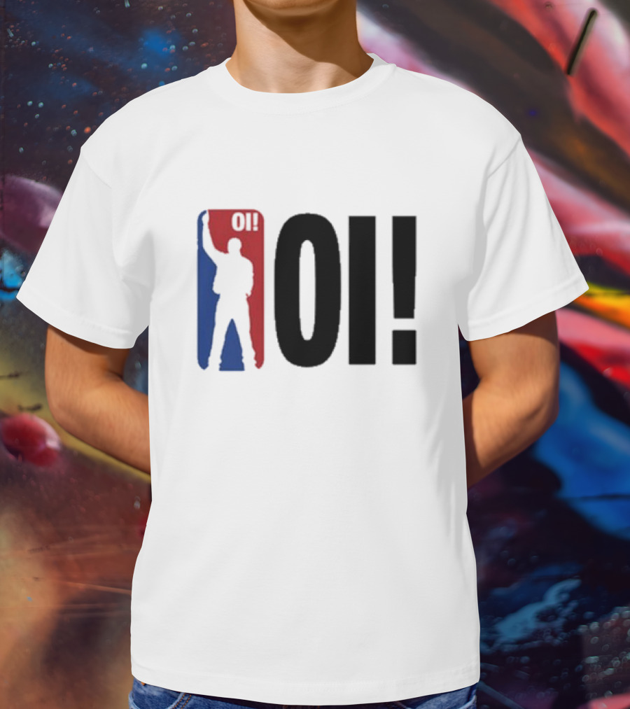 I Think We're Gonna Be Okay Red Blue Silhouette T-Shirt