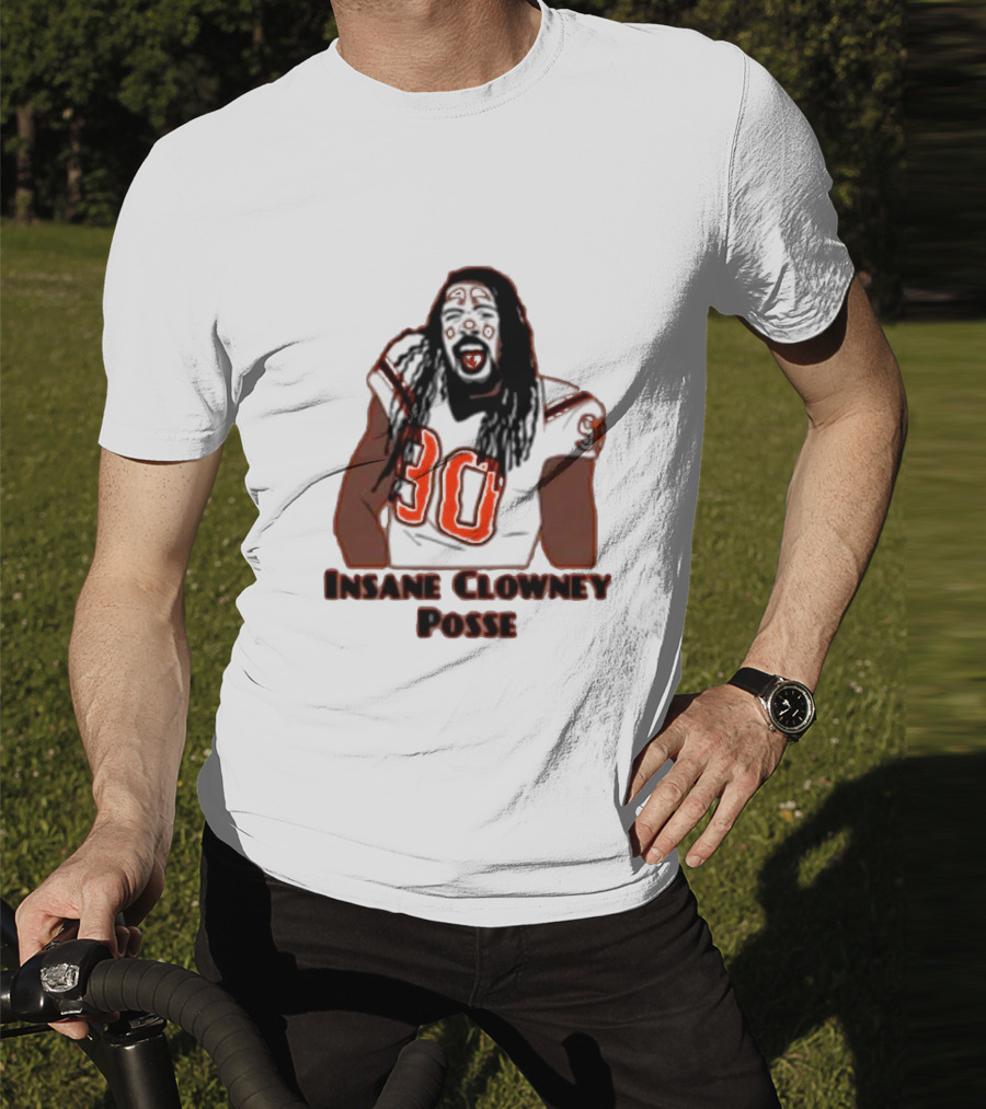 Insane Clowney Posse Player Number 90 Football Themed T-Shirt