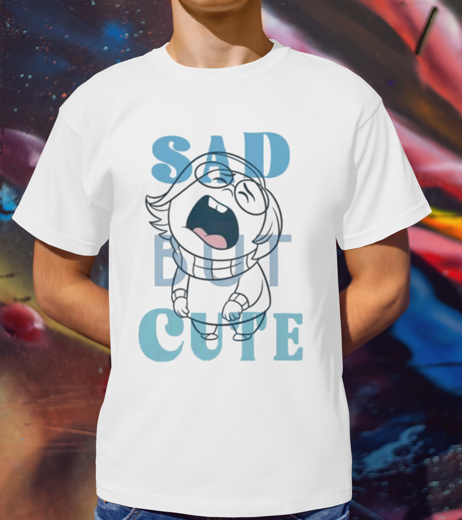 Sad But Cute Inside Out 2 Character T-Shirt