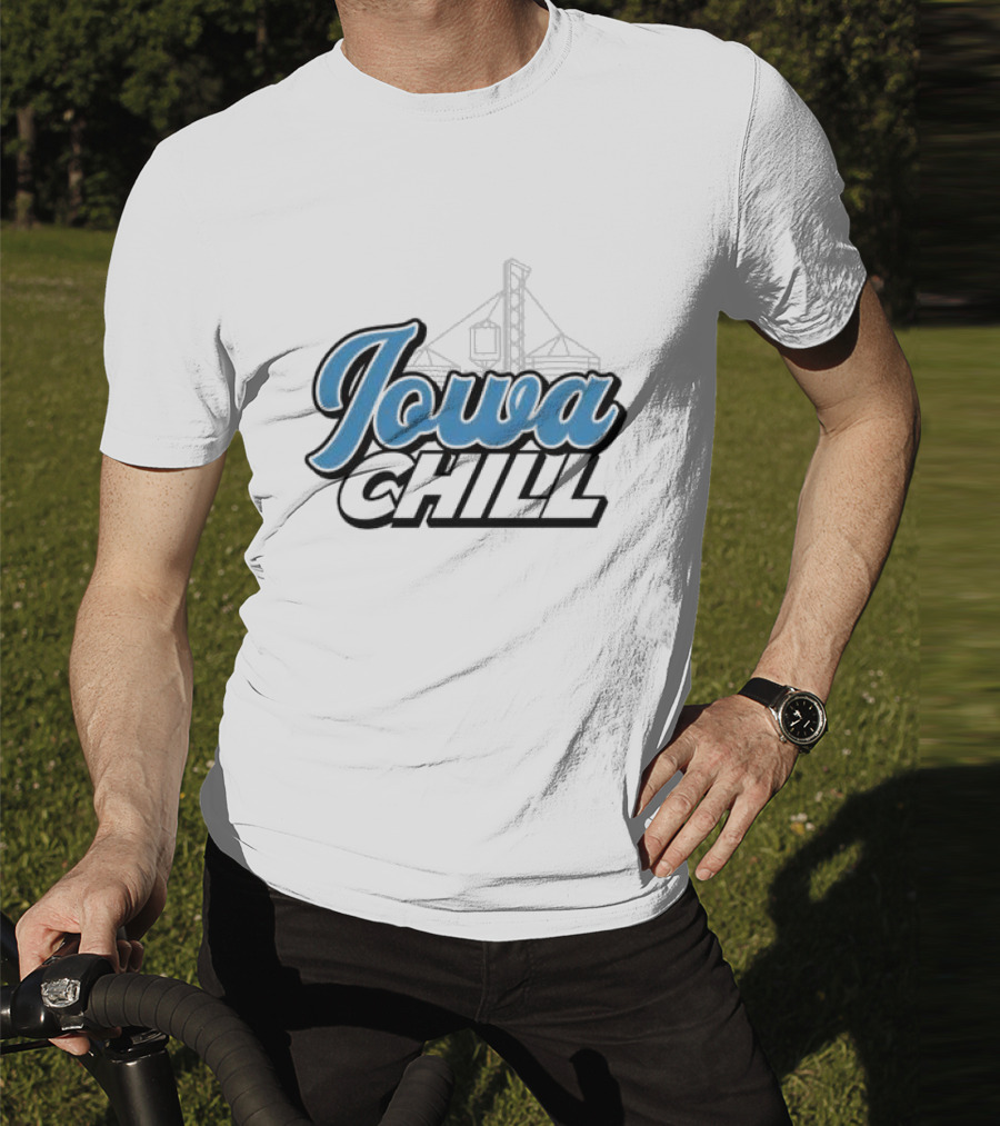Iowa Chill Beer Coors-Inspired Retro Style T-Shirt