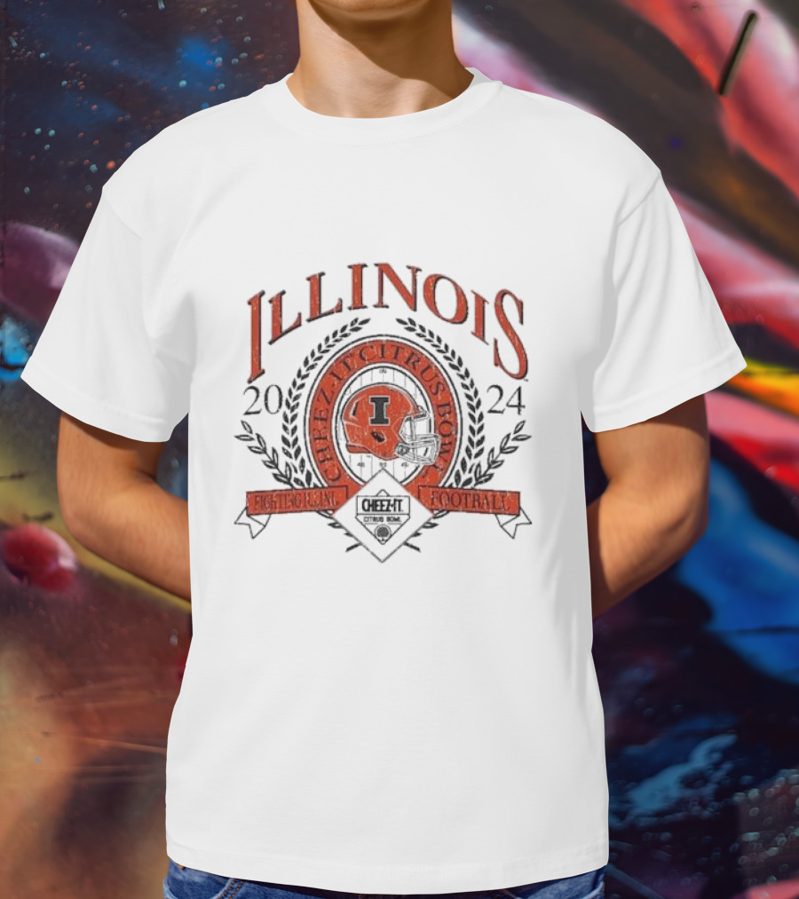Illinois Fighting Illini Cheez-It Citrus Bowl Football T-Shirt