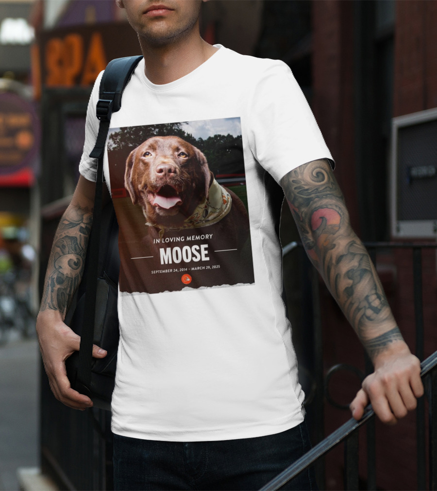 Cleveland Browns NFL In Loving Memory Moose September 24 2014 March 29 2025 Hard Knocks Star T-Shirt