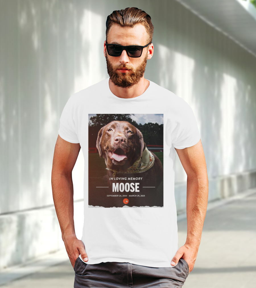 Cleveland Browns NFL In Loving Memory Moose September 24 2014 March 29 2025 Hard Knocks Star T-Shirt