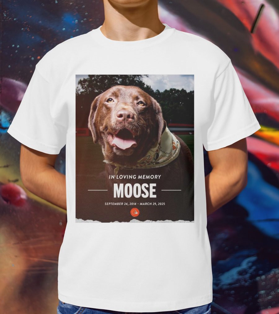 Cleveland Browns NFL In Loving Memory Moose September 24 2014 March 29 2025 Hard Knocks Star T-Shirt
