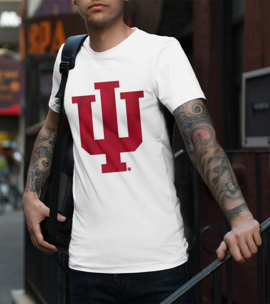 Indiana Hoosiers IU Crimson Emblem T-Shirt