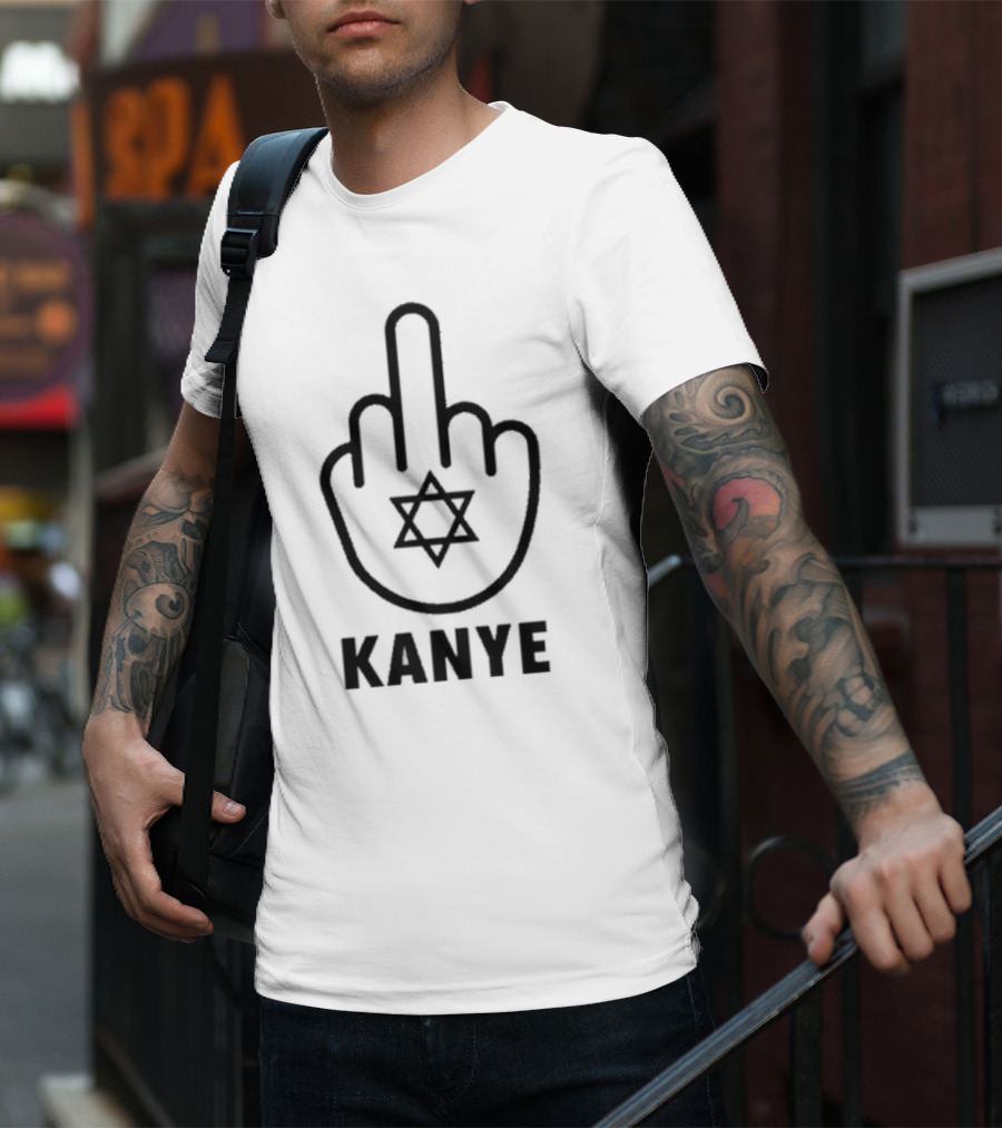Kanye Middle Finger Fuck Kanye T-Shirt