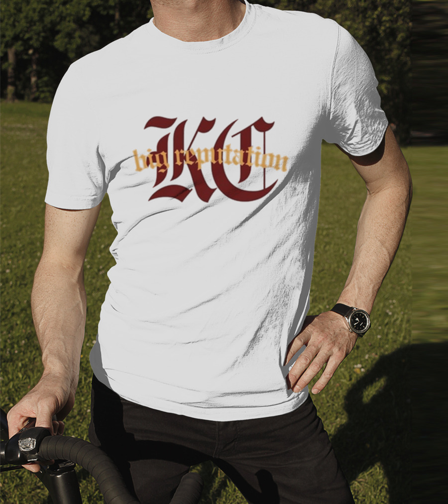 Kc Big Reputation Bold Gothic Style T-Shirt