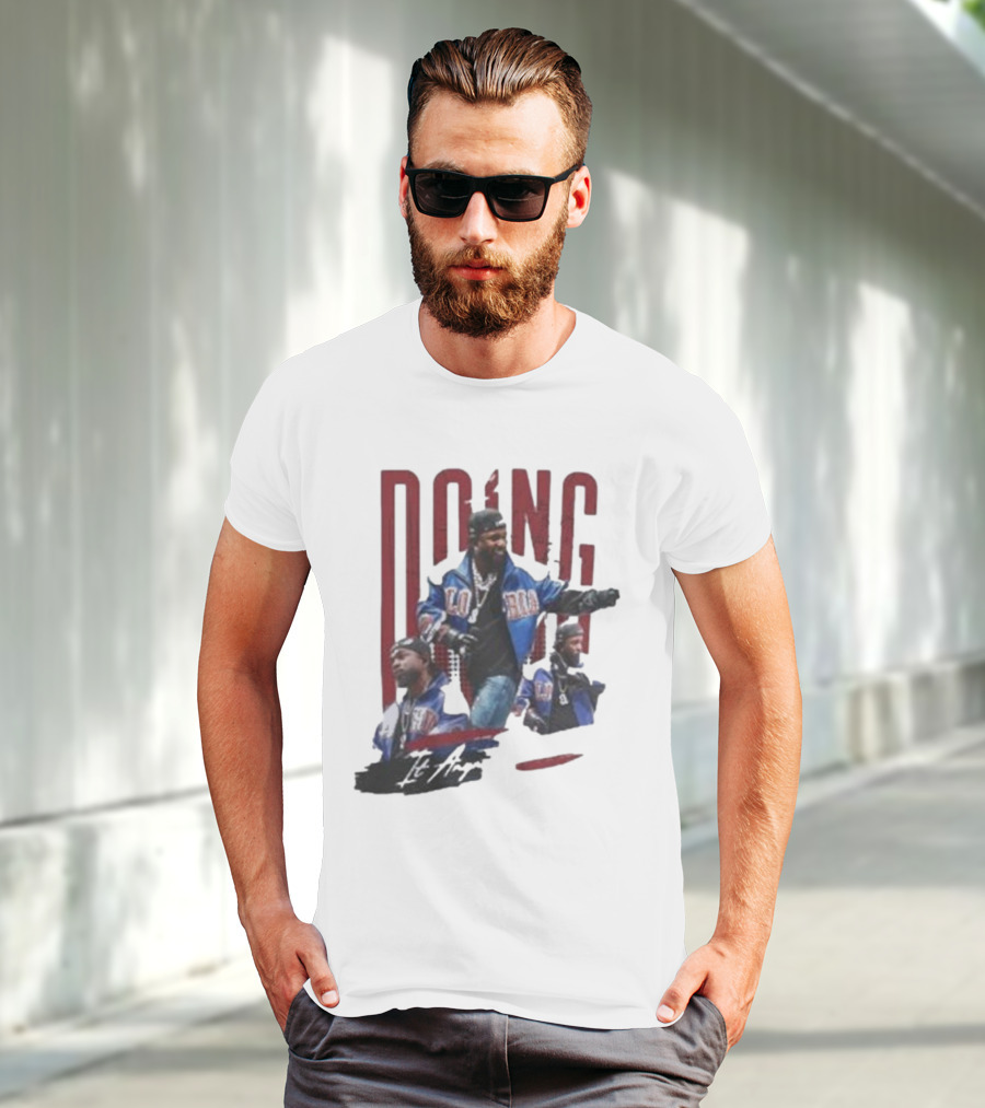 Kendrick Lamar Doing It Anyway Hey Drake Blue Jacket T-Shirt