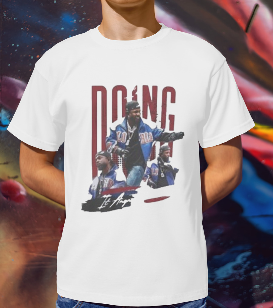 Kendrick Lamar Doing It Anyway Hey Drake Blue Jacket T-Shirt