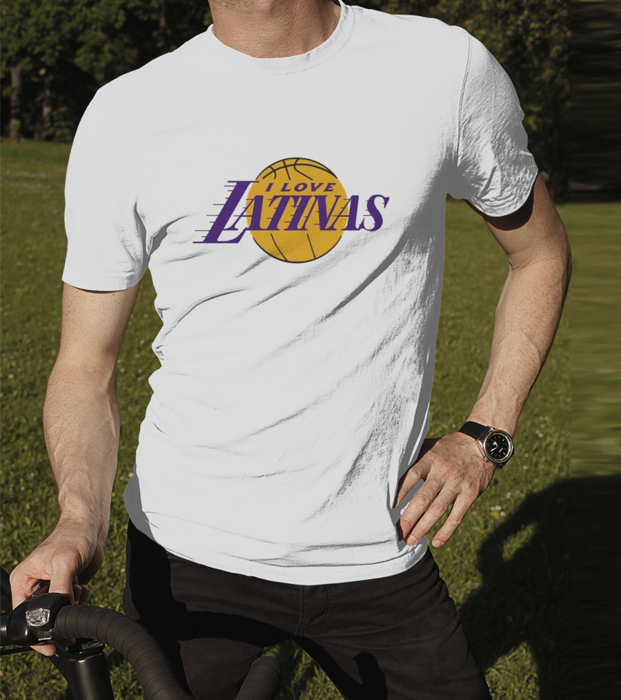LA Basketball I Love Latinas T-Shirt