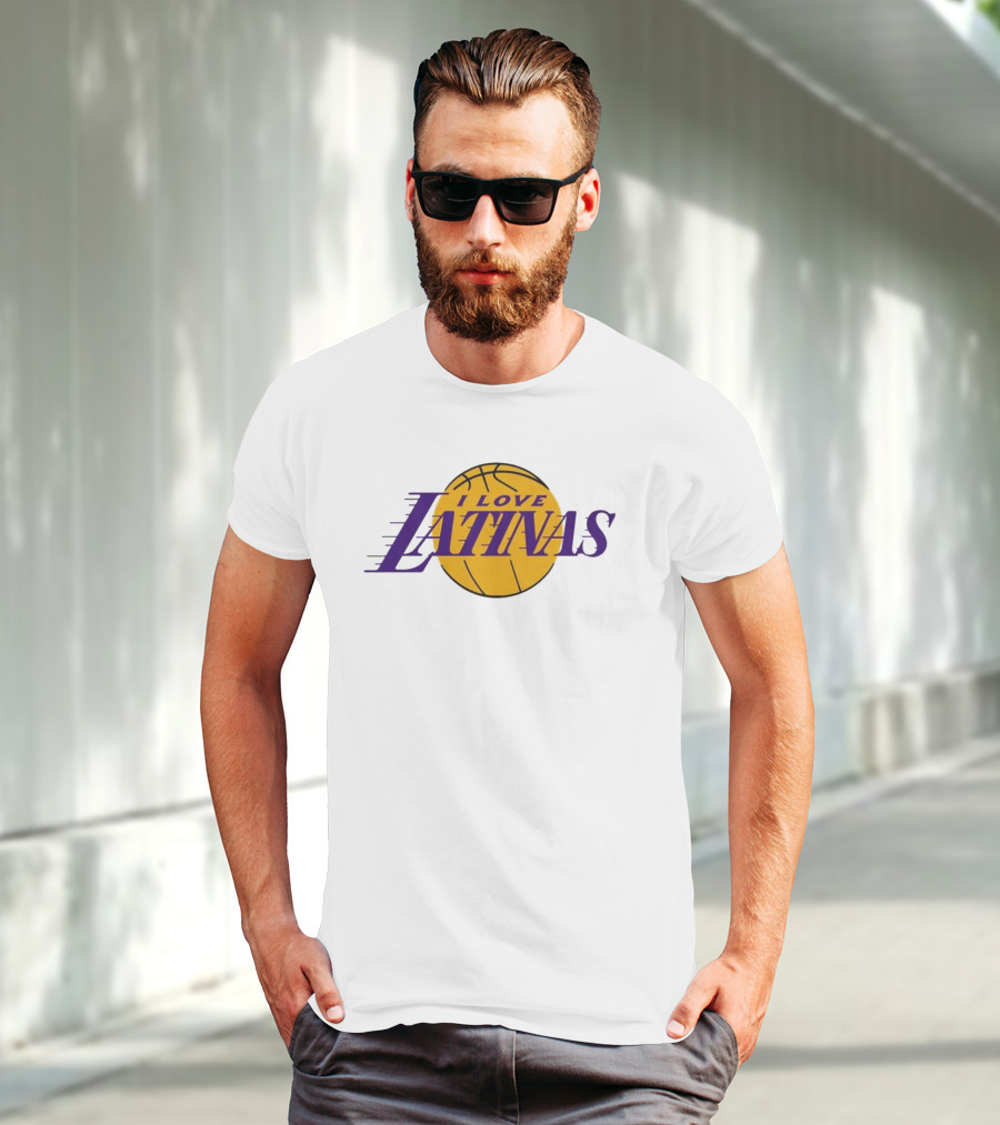 LA Basketball I Love Latinas T-Shirt