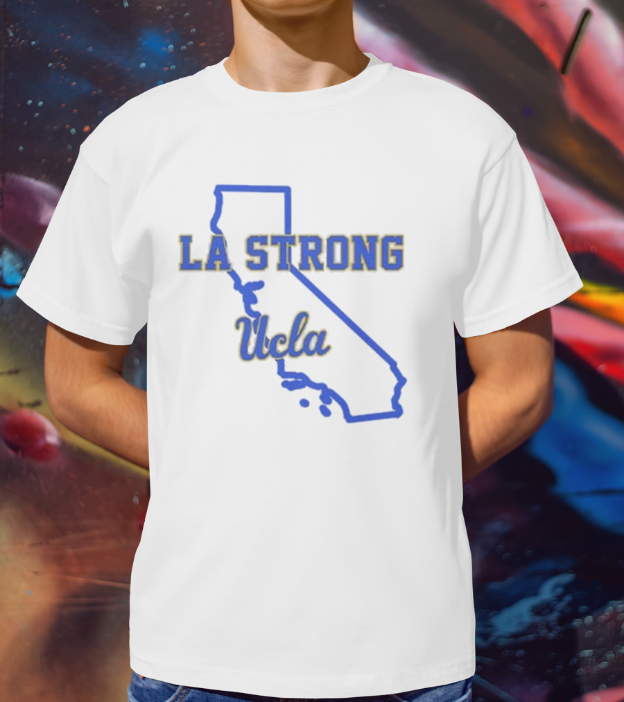 UCLA LA Strong California Outline T-Shirt