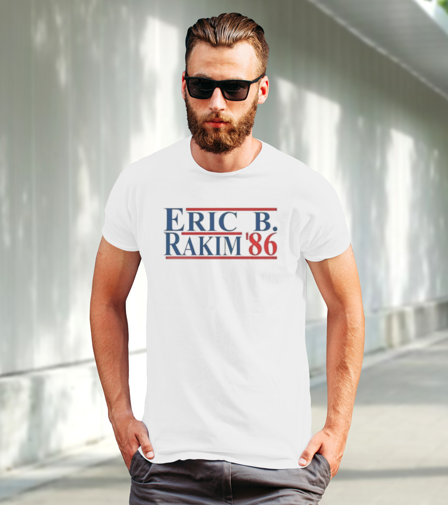 Eric B Rakim 86 Retro Hip Hop Tribute T-Shirt