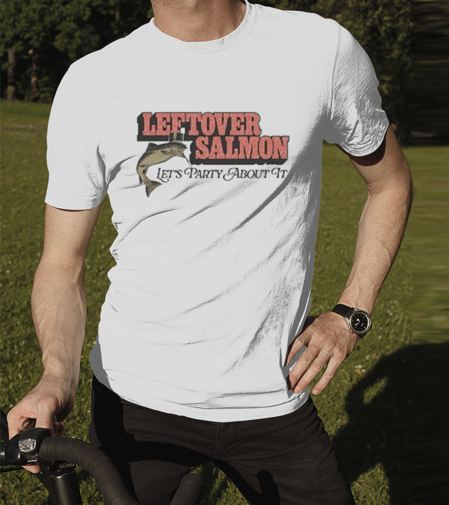 Leftover Salmon Let's Party About It Fish Graphic T-Shirt