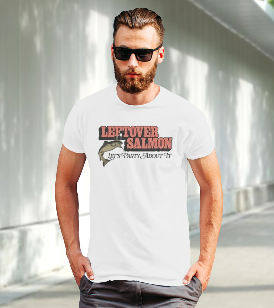 Leftover Salmon Let's Party About It Fish Graphic T-Shirt