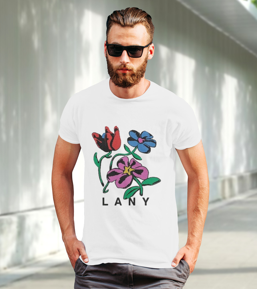 Lany ILYSB Colorful Flowers Artwork T-Shirt
