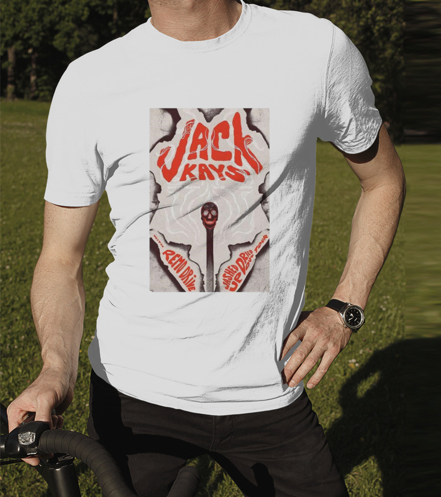 Jack Kays March 9 2025 St. Andrew’s Hall Detroit Featuring Remo Drive Washed Up Dried Up Tour T-Shirt