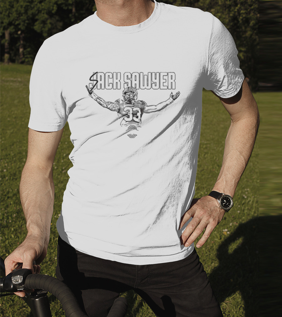 Jack Sawyer Sack Sawyer Ohio State Football Player 33 T-Shirt