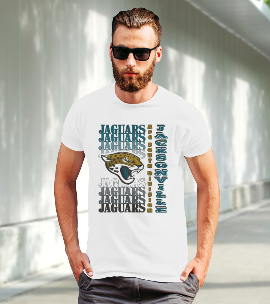 Jacksonville Jaguars AFC South Division Bold Team Spirit T-Shirt