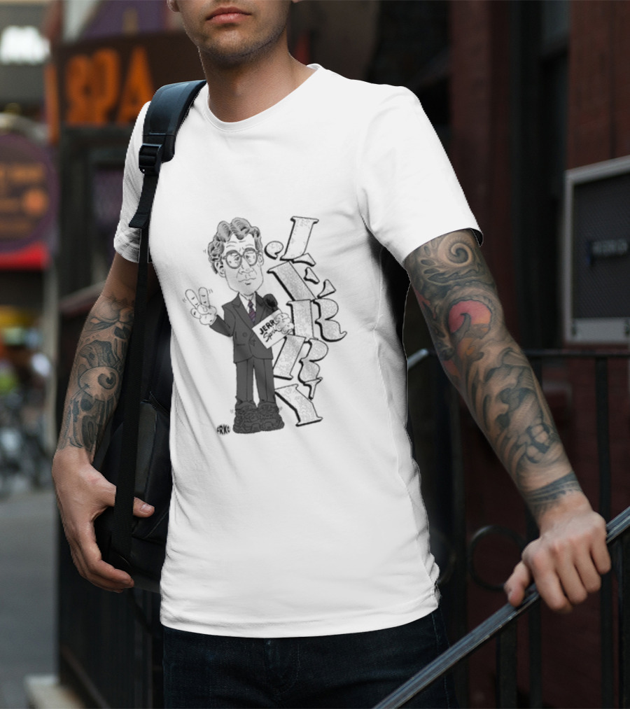 Jerry Tarkanian San Antonio Spurs Frko Basketball Character Cartoon T-Shirt