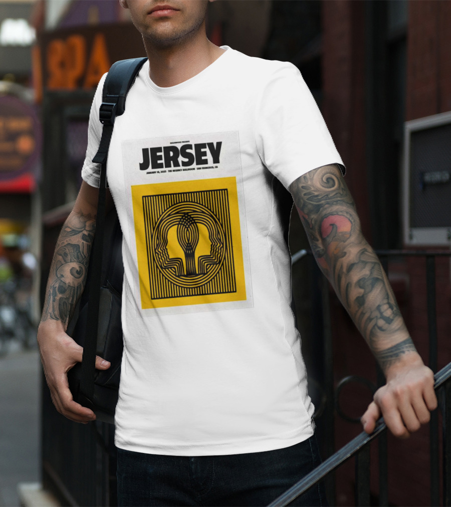 Goldenvoice Presents Jersey January 18, 2025 The Regency Ballroom San Francisco CA T-Shirt